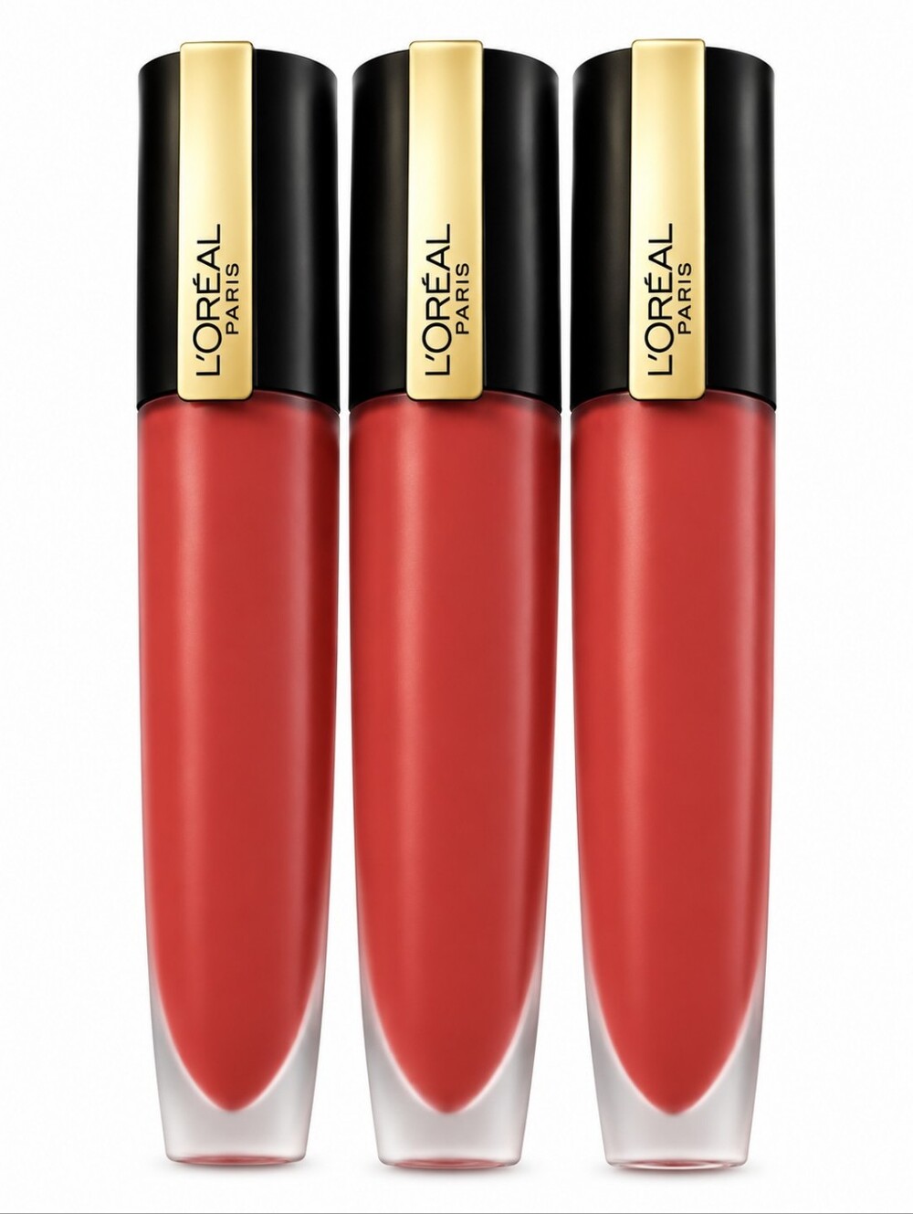 3 x L'Oreal Paris Makeup Rouge Signature Matte Lip Stain, 452 Adored